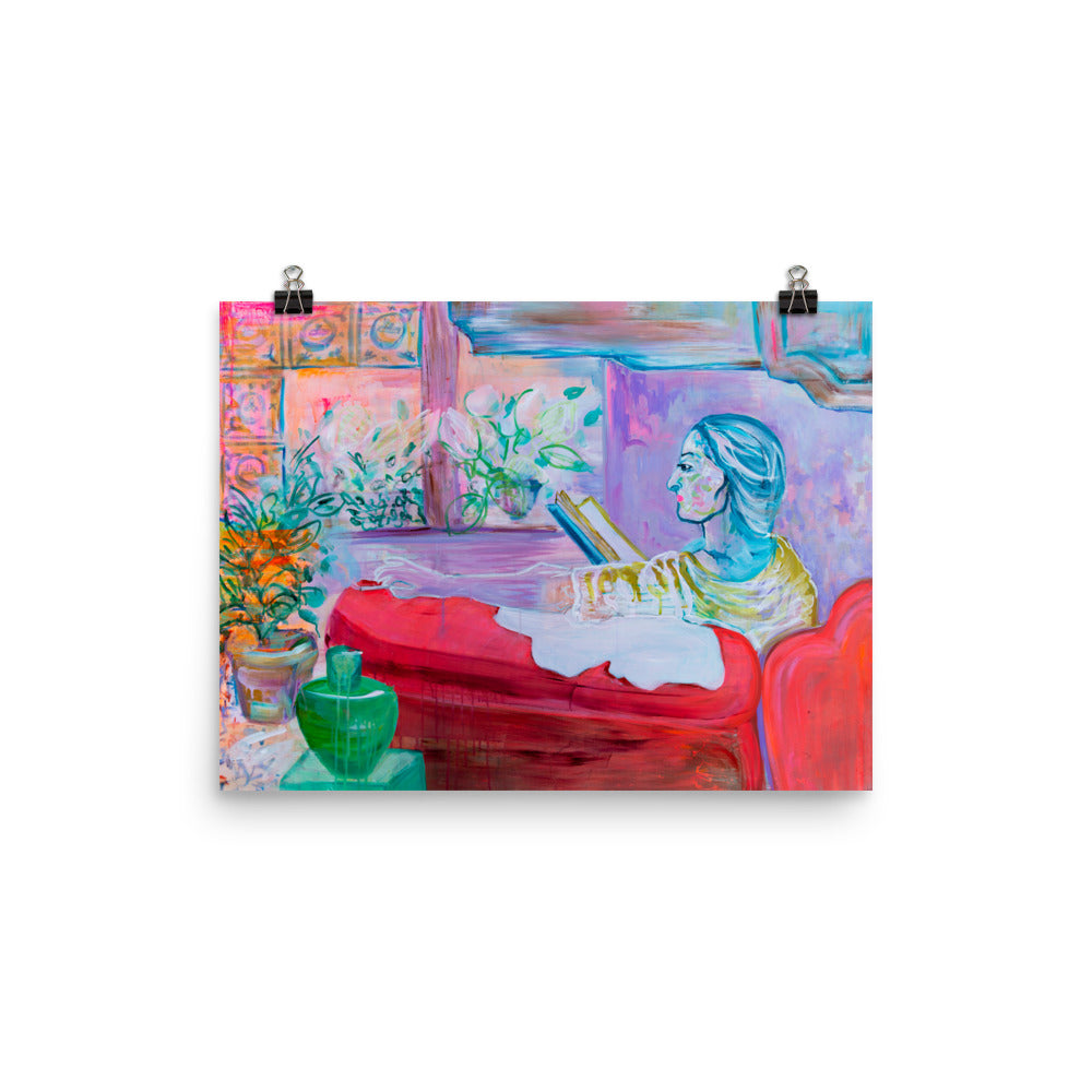Art Print of "The Reader" - Davina Shefet Art Store