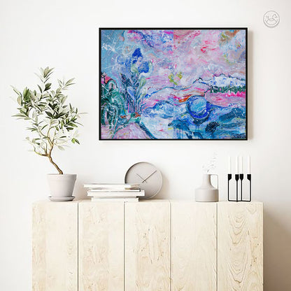 Art print of Landscape in the Snow