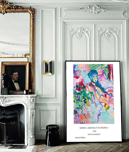 Art Print of Boy Series "Abstract in People" - Davina Shefet Art Store