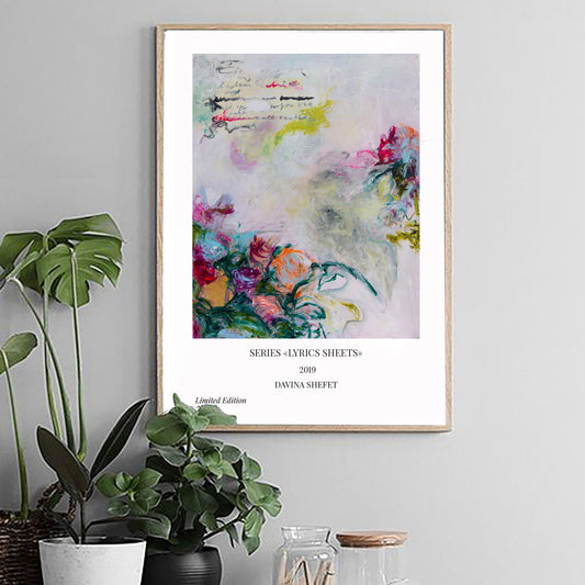 Abstract Art Print, Minimal white abstract art - Davina Shefet Art Store