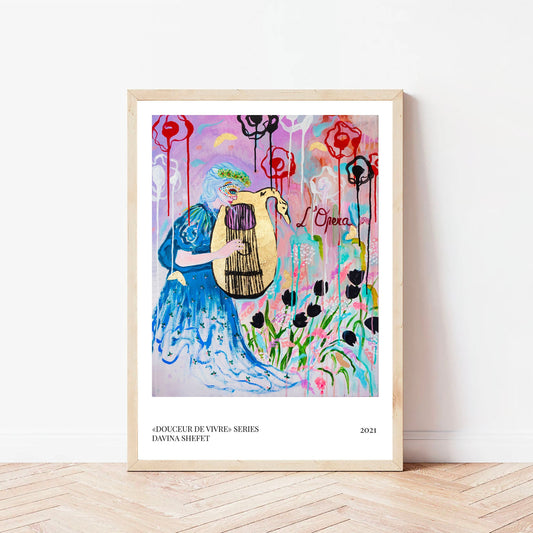 Print with title - "L'Opéra"