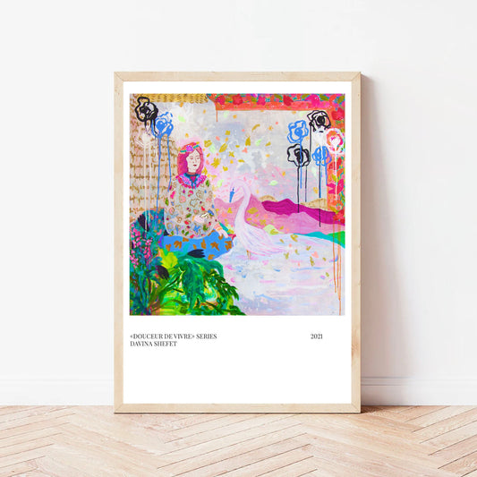 Print with title - "My friend for the summer"