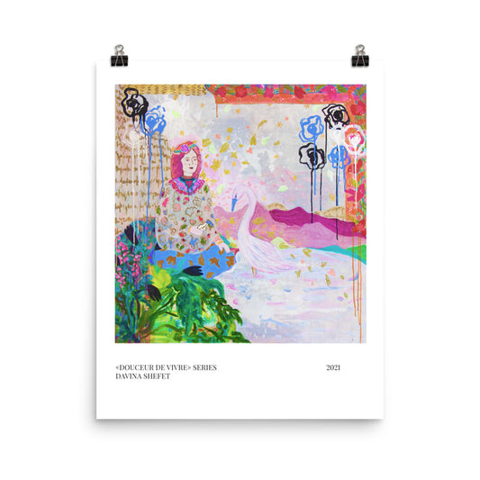 Print with title - "My friend for the summer"