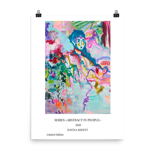 Art Print of Boy Series "Abstract in People" - Davina Shefet Art Store