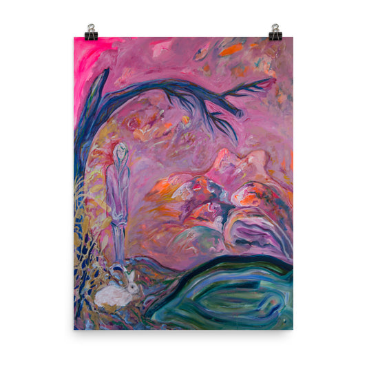 Art Poster of figurative contemporary art - Davina Shefet Art Store