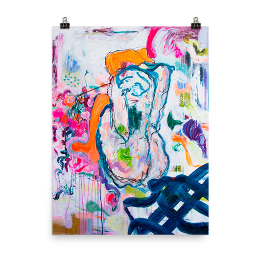 Art Print Nude from Series "Abstract In People" - Davina Shefet Art Store