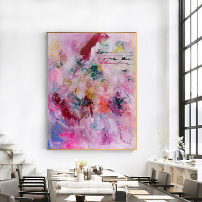 Art Print Abstract Art, Contemporary Fine Art, Pink Abstract Print - Davina Shefet Art Store