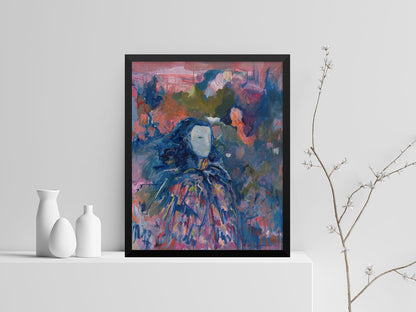 Art Poster of Baudelaire Portrait - Davina Shefet Art Store