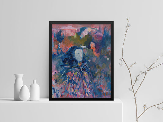 Art Poster of Baudelaire Portrait - Davina Shefet Art Store